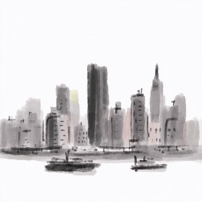 Animated city illustration